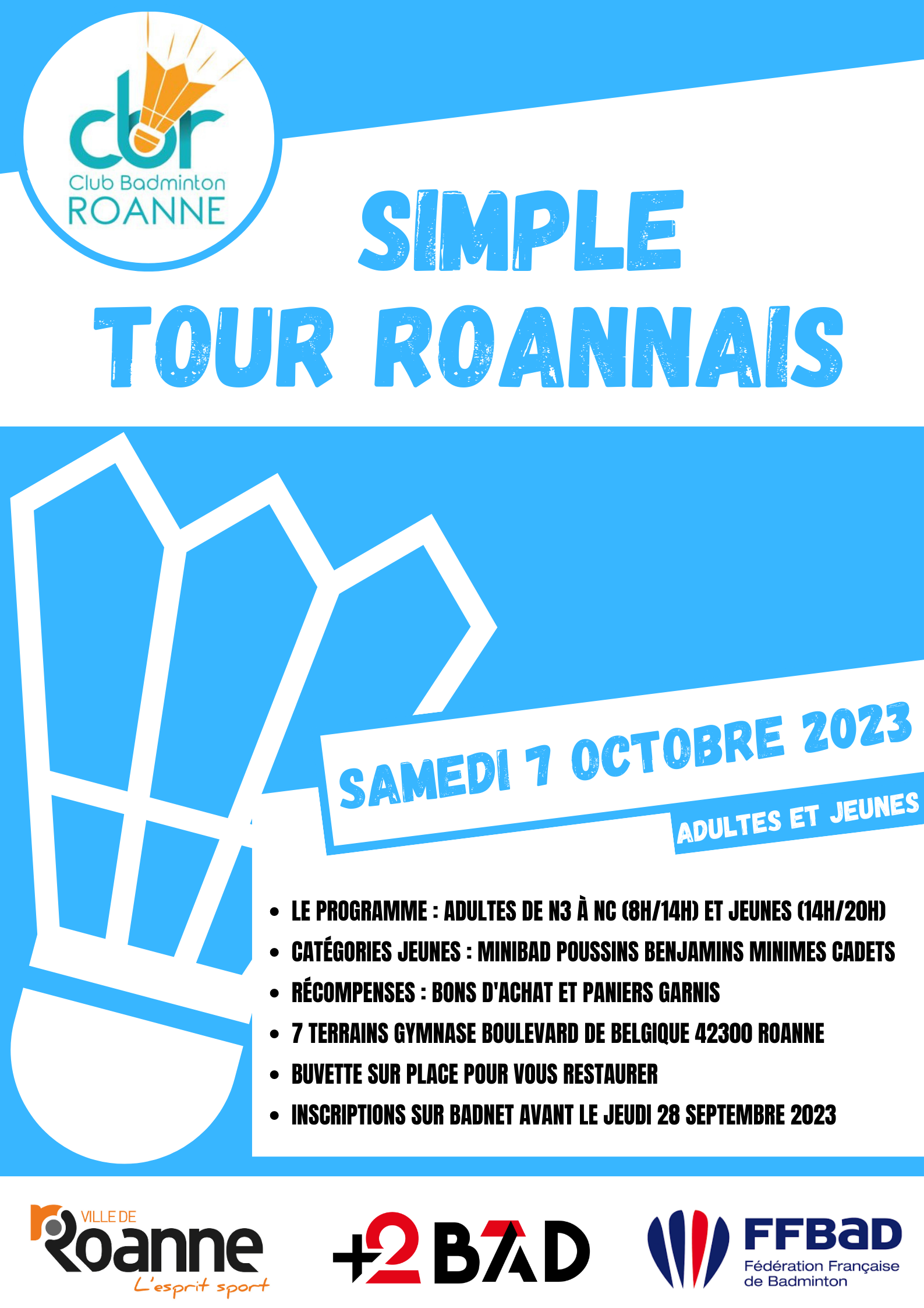 Affiche Simple Tour Roannais
