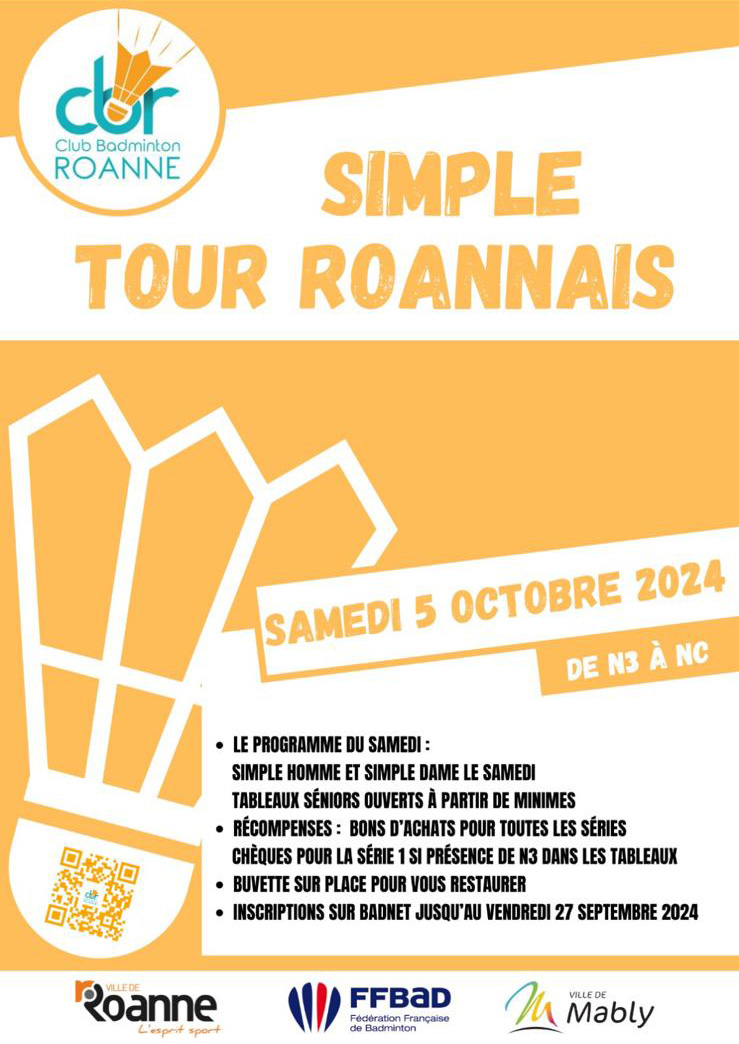 Affiche Simple Tour Roannais